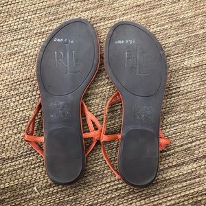 Lauren Ralph Lauren Shoes - Lauren Ralph Lauren Rope Sandals Orange Size 8 Lauren Ralph Lauren Shoes - Lauren Ralph Lauren Rope Sandals Orange Size 8
